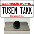 Tusen Takk Wisconsin Novelty Metal Hat Pin