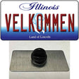 Velkommen Illinois Novelty Metal Hat Pin