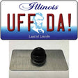 Uff Da Illinois Novelty Metal Hat Pin