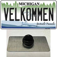 Velkommen Michigan Novelty Metal Hat Pin