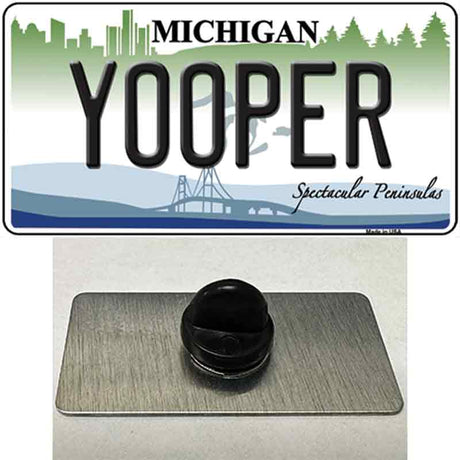 Yooper Michigan Novelty Metal Hat Pin