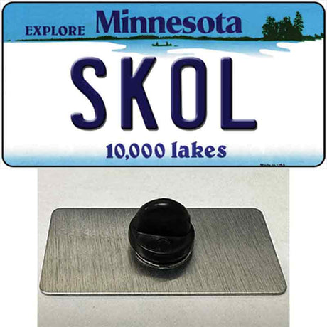 Skol Minnesota Novelty Metal Hat Pin