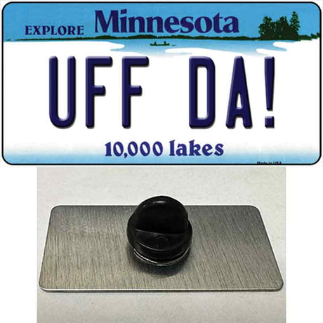 Uff Da Minnesota Novelty Metal Hat Pin