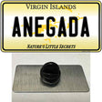 Virgin Islands Anegada Novelty Metal Hat Pin