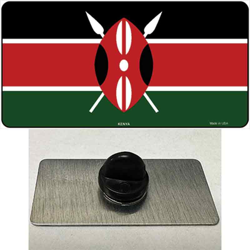 Kenya Flag Novelty Metal Hat Pin