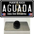 Aguada Puerto Rico Black Novelty Metal Hat Pin