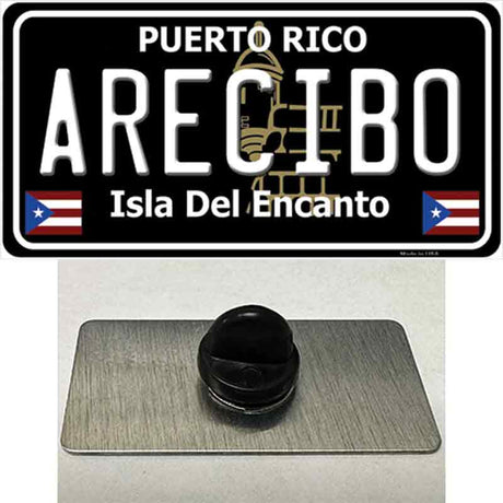 Arecibo Puerto Rico Black Novelty Metal Hat Pin