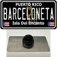 Barceloneta Puerto Rico Black Novelty Metal Hat Pin