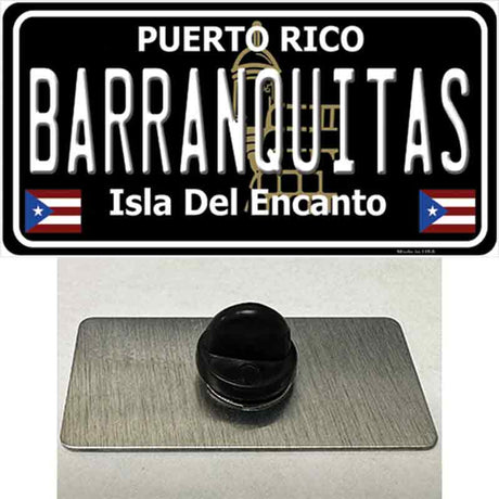 Barranquitas Puerto Rico Black Novelty Metal Hat Pin