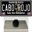 Cabo Rojo Puerto Rico Black Novelty Metal Hat Pin