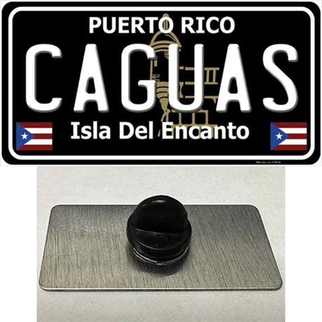 Caguas Puerto Rico Black Novelty Metal Hat Pin