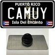 Camuy Puerto Rico Black Novelty Metal Hat Pin