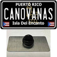 Canovanas Puerto Rico Black Novelty Metal Hat Pin