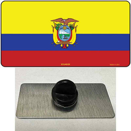 Ecuador Flag Novelty Metal Hat Pin