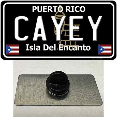 Cayey Puerto Rico Black Novelty Metal Hat Pin