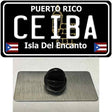 Ceiba Puerto Rico Black Novelty Metal Hat Pin