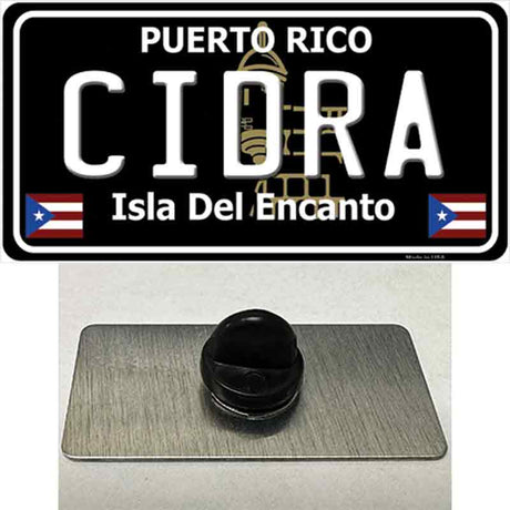 Cidra Puerto Rico Black Novelty Metal Hat Pin