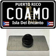 Coamo Puerto Rico Black Novelty Metal Hat Pin