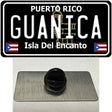 Guanica Puerto Rico Black Novelty Metal Hat Pin