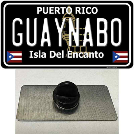 Guaynabo Puerto Rico Black Novelty Metal Hat Pin