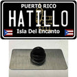 Hatillo Puerto Rico Black Novelty Metal Hat Pin