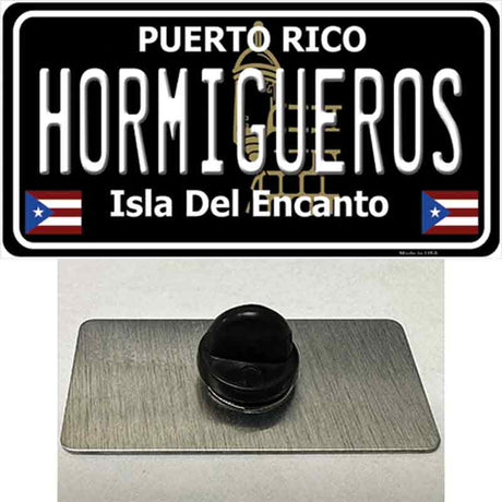 Hormigueros Puerto Rico Black Novelty Metal Hat Pin