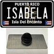 Isabela Puerto Rico Black Novelty Metal Hat Pin