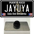 Jayuya Puerto Rico Black Novelty Metal Hat Pin