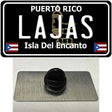 Lajas Puerto Rico Black Novelty Metal Hat Pin