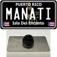 Manati Puerto Rico Black Novelty Metal Hat Pin