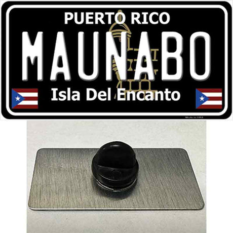 Maunabo Puerto Rico Black Novelty Metal Hat Pin