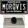 Morovis Puerto Rico Black Novelty Metal Hat Pin