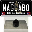 Naguabo Puerto Rico Black Novelty Metal Hat Pin