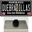 Quebradillas Puerto Rico Black Novelty Metal Hat Pin