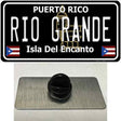 Rio Grande Puerto Rico Black Novelty Metal Hat Pin