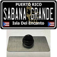 Sabana Grande Puerto Rico Black Novelty Metal Hat Pin