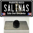 Salinas Puerto Rico Black Novelty Metal Hat Pin