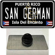 San German Puerto Rico Black Novelty Metal Hat Pin