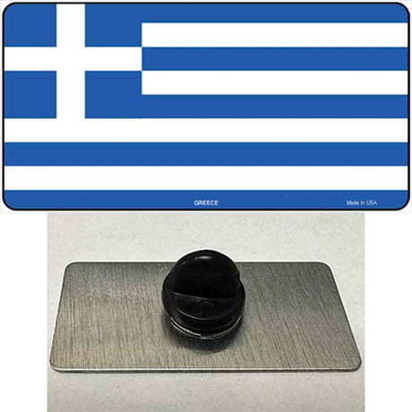 Greece Flag Novelty Metal Hat Pin