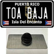 Toa Baja Puerto Rico Black Novelty Metal Hat Pin