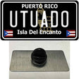 Utuado Puerto Rico Black Novelty Metal Hat Pin