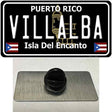 Villalba Puerto Rico Black Novelty Metal Hat Pin