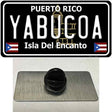 Yabucoa Puerto Rico Black Novelty Metal Hat Pin