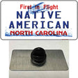 North Carolina Native American Novelty Metal Hat Pin