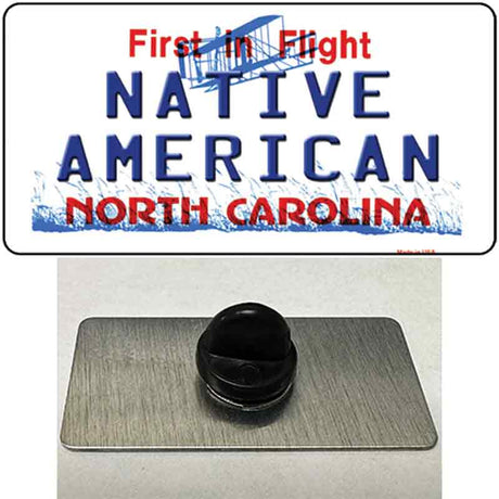 North Carolina Native American Novelty Metal Hat Pin