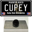 Cupey Puerto Rico Black Novelty Metal Hat Pin