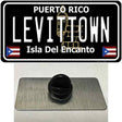 Levittown Puerto Rico Black Novelty Metal Hat Pin