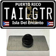 Tailgtr Puerto Rico Black Novelty Metal Hat Pin