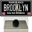 Brooklyn Puerto Rico Black Novelty Metal Hat Pin