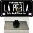 La Perla Puerto Rico Black Novelty Metal Hat Pin